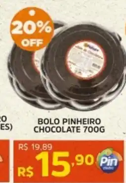 Pinheiro Supermercado Bolo pinheiro chocolate oferta