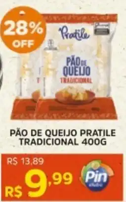 Pinheiro Supermercado Pão de queijo pratile tradicional oferta