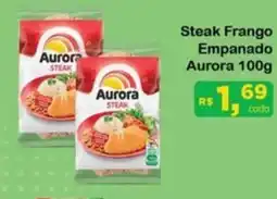 Chama Supermercados Steak Frango Empanado Aurora oferta