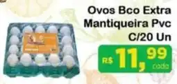Chama Supermercados Ovos Bco Extra Mantiqueira Pvc oferta
