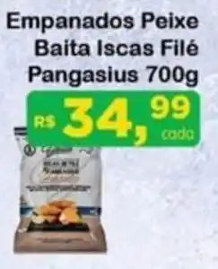 Chama Supermercados Empanados Peixe Baita Iscas Filé Pangasius oferta