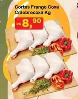 Chama Supermercados Cortes Frango Coxa C/Sobrecoxa oferta