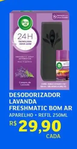 Assaí Atacadista Desodorizador lavanda freshmatic bom ar oferta