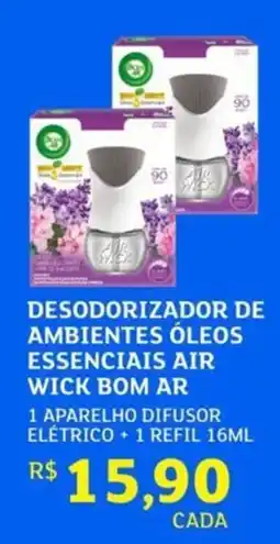 Assaí Atacadista Desodorizador de ambientes óleos essenciais air wick bom ar oferta