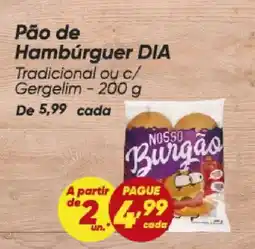 Dia Pão de Hambúrguer DIA oferta