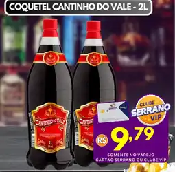 Serrano Supermercado Coquetel cantinho do vale oferta