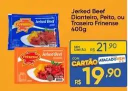 Atacado Vem Jerked Beef Dianteiro, Peito, ou Traseiro Frinense oferta