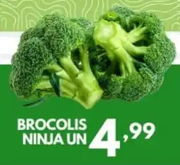 Rede Plus Supermercados Brocolis ninja un oferta