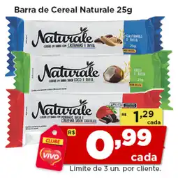 Rede Vivo Barra de Cereal Naturale oferta