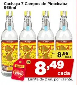 Rede Vivo Cachaça 7 Campos de Piracicaba oferta