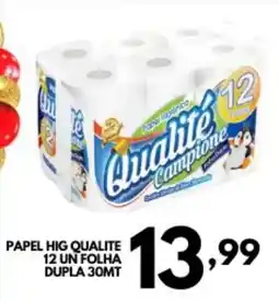 Rede Plus Supermercados Papel hig qualite 12 un folha dupla 30mt oferta