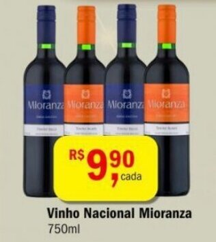 Ultrabox Vinho Nacional Mioranza 750ml oferta