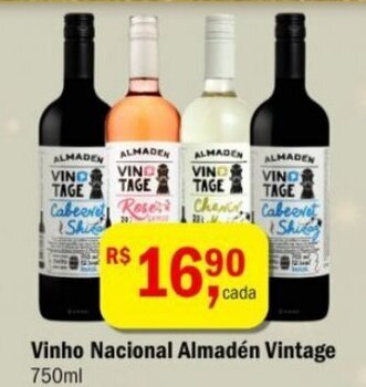 Vinho Nacional Almaden Vintage 750ml