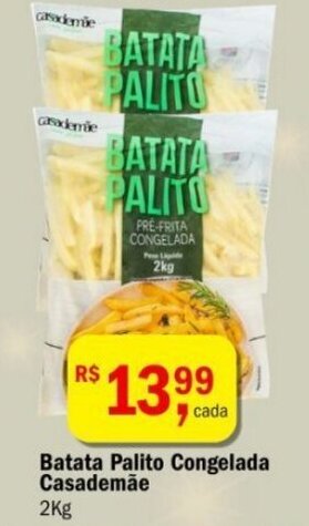 Ultrabox Batata Palito Congelada Casademae 2kg oferta
