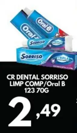 Rede Plus Supermercados Cr dental sorriso limp comp/oral b 123 oferta