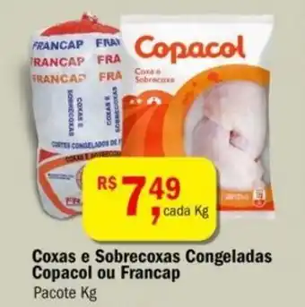 Ultrabox Coxas e Sobrecoxas Congelada Copacol ou Francap 1kg oferta