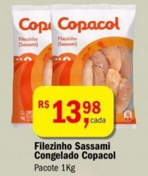 Ultrabox Filezinho Sassami Congelado Copacol 1kg oferta