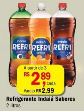 Ultrabox Refrigerante Indaia sabores 2L oferta