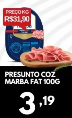 Rede Plus Supermercados Presunto coz marba fat oferta