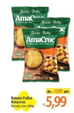 Atacadão Batata Palha Amacroc Pacote oferta