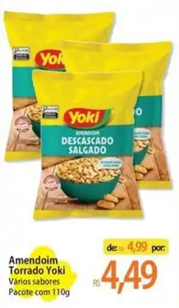 Atacadão Amendoim Torrado Yoki Vários sabores Pacote oferta