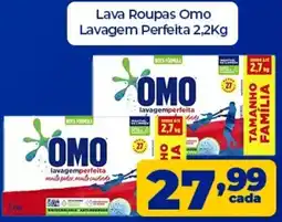 X Supermercados Lava Roupas Omo Lavagem Perfeita oferta