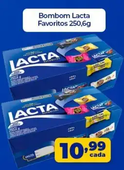 X Supermercados Bombom Lacta Favoritos oferta
