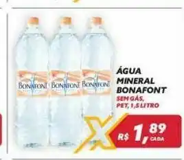 Zaffari Água mineral 1,5 litro bonafont oferta