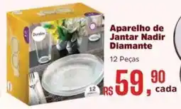 Supermercados Mateus Aparelho de Jantar Nadir Diamante oferta