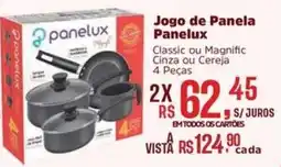 Supermercados Mateus Jogo de Panela Panelux oferta
