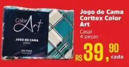 Supermercados Mateus Jogo de Cama Corttex Color Art oferta