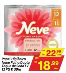 Fort Atacadista Papel Higiênico Neve Folha Dupla Toque de Seda oferta