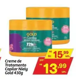 Fort Atacadista Creme de Tratamento Capilar Niely Gold oferta