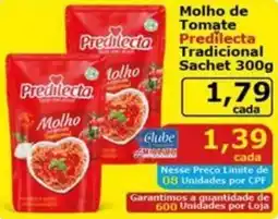 Mialich Supermercados Molho de Tomate Predilecta Tradicional Sachet oferta