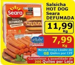 Mialich Supermercados Salsicha HOT DOG Seara DEFUMADA oferta