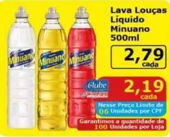 Mialich Supermercados Lava Louças Líquido Minuano oferta