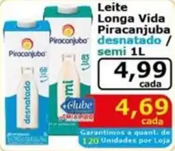 Mialich Supermercados Leite Longa Vida Piracanjuba Piroconjuba oferta
