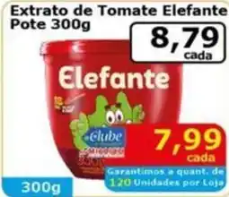 Mialich Supermercados Extrato de Tomate Elefante Pote oferta