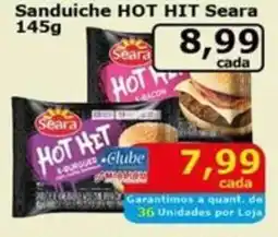 Mialich Supermercados Sanduiche HOT HIT Seara oferta
