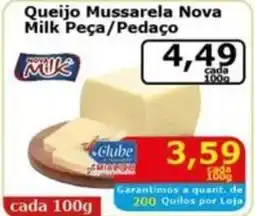 Mialich Supermercados Queijo Mussarela Nova Milk Peça/Pedaço oferta