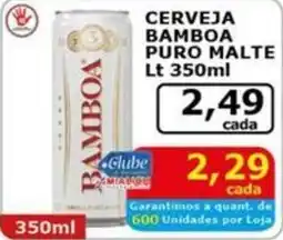 Mialich Supermercados Cerveja bamboa puro malte lt oferta