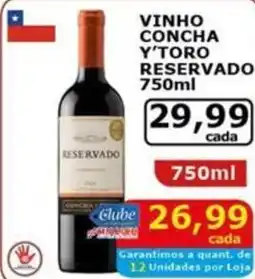 Mialich Supermercados Vinho concha y'toro reservado oferta