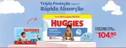 Fort Atacadista Fralda Huggies Tripla Proteção Hiper oferta