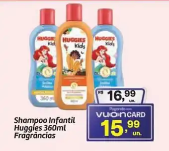 Fort Atacadista Shampoo Infantil Huggies Fragrâncias oferta