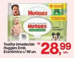 Fort Atacadista Toalha Umedecida Huggies Emb. Econômica oferta