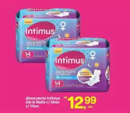 Fort Atacadista Absorvente Intimus Dia & Noite c/ Abas c/14un. oferta