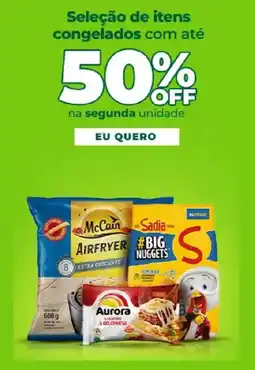 Pão de Açúcar Seleção de itens congelados com até oferta
