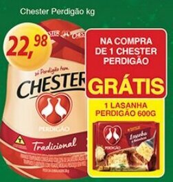 Supermercados Guanabara Chester Perdigao 1kg oferta