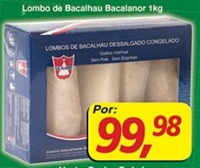 Lombo de Bacalhau Bacalanor 1kg
