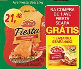 Supermercados Guanabara Ave Fiesta Seara 1kg oferta